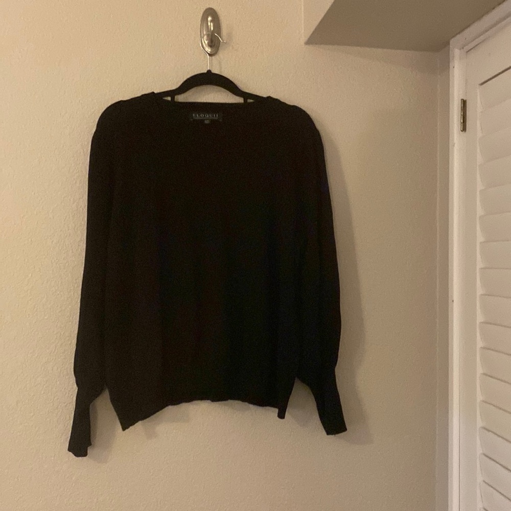 ELOQUII classic black sweater - Buy 1 get 1 free